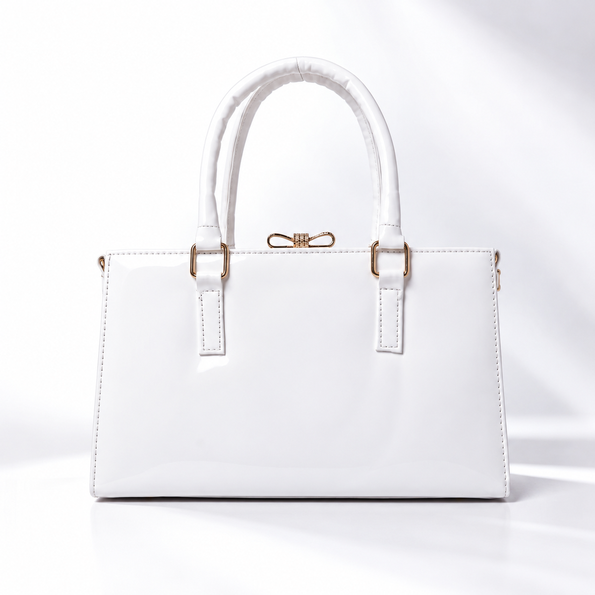 Frame Boxy Bag - White
