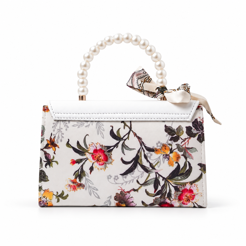 Print Lock Bag - Cream