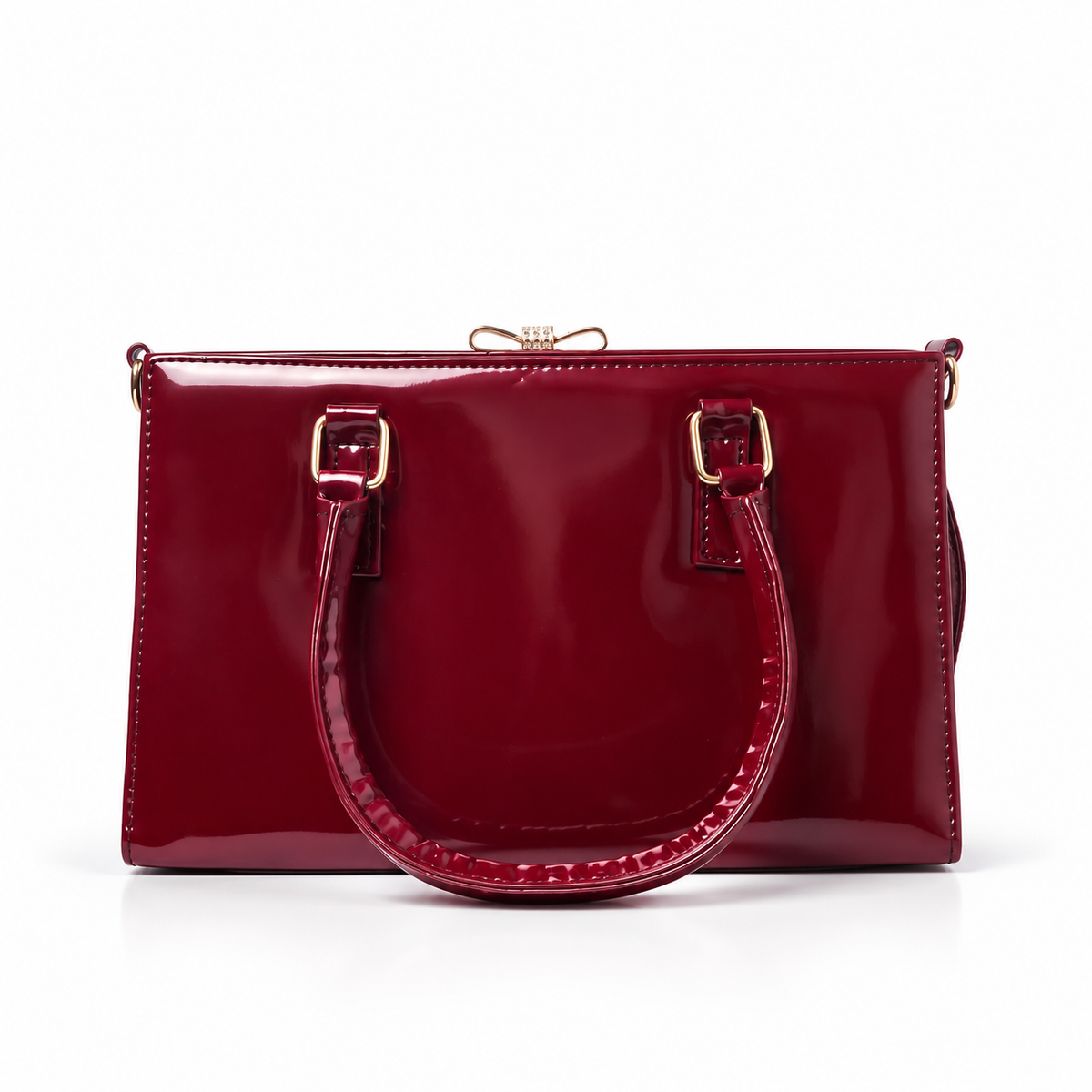 Frame Boxy Bag - Maroon
