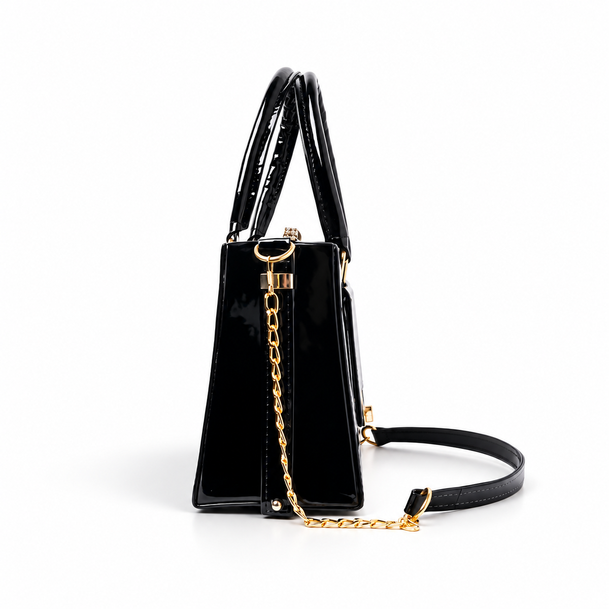 Frame Boxy Bag - Black