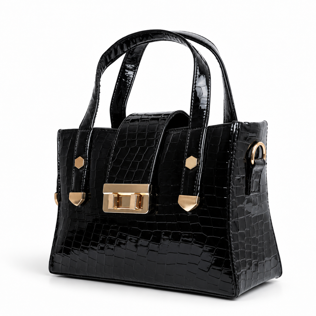 Patent Carry Bag - Black