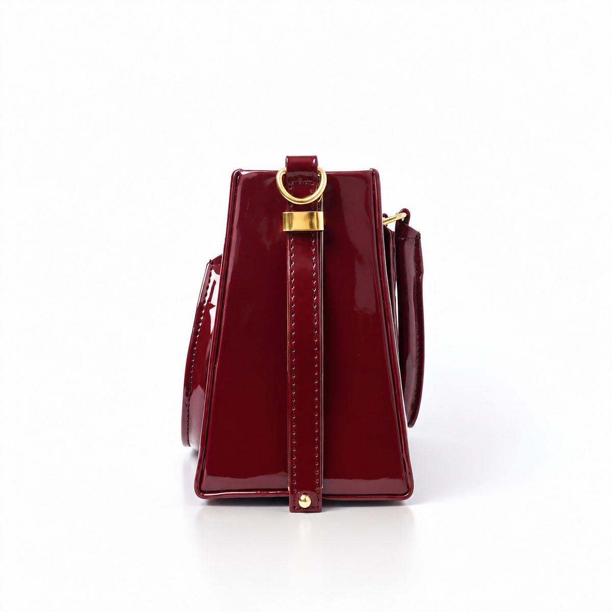 Frame Boxy Bag - Maroon