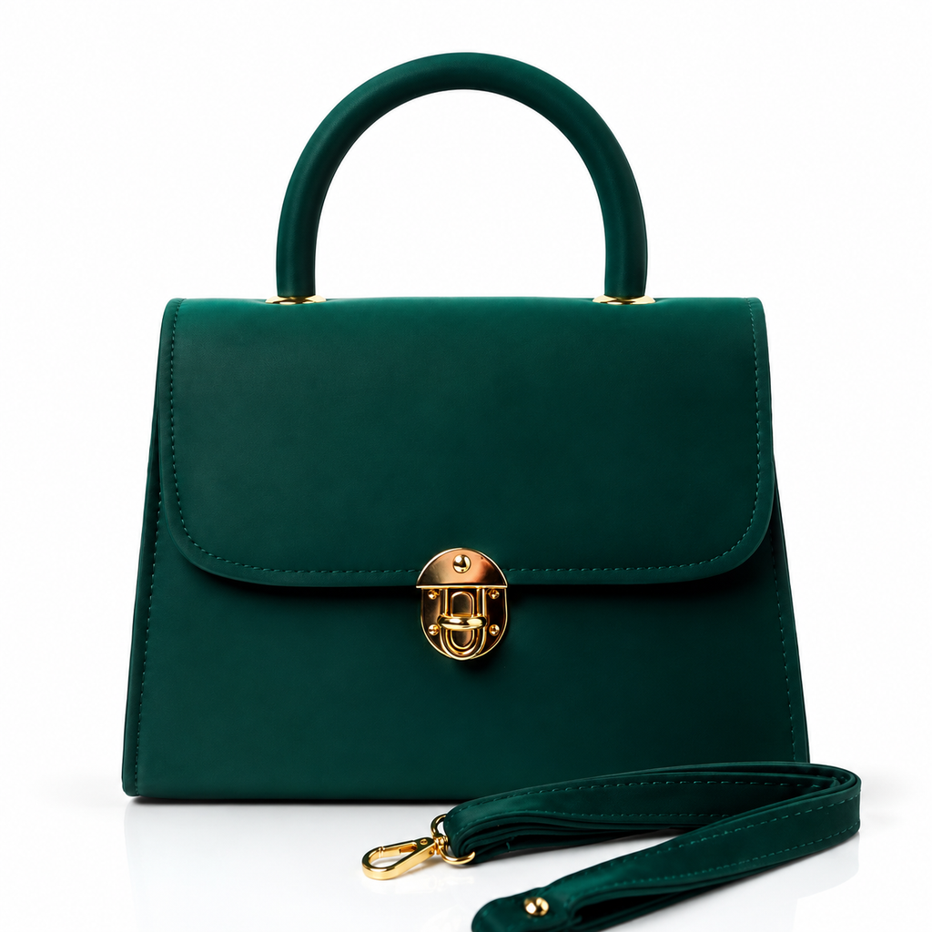 Mate Croco Bag - Jade Green