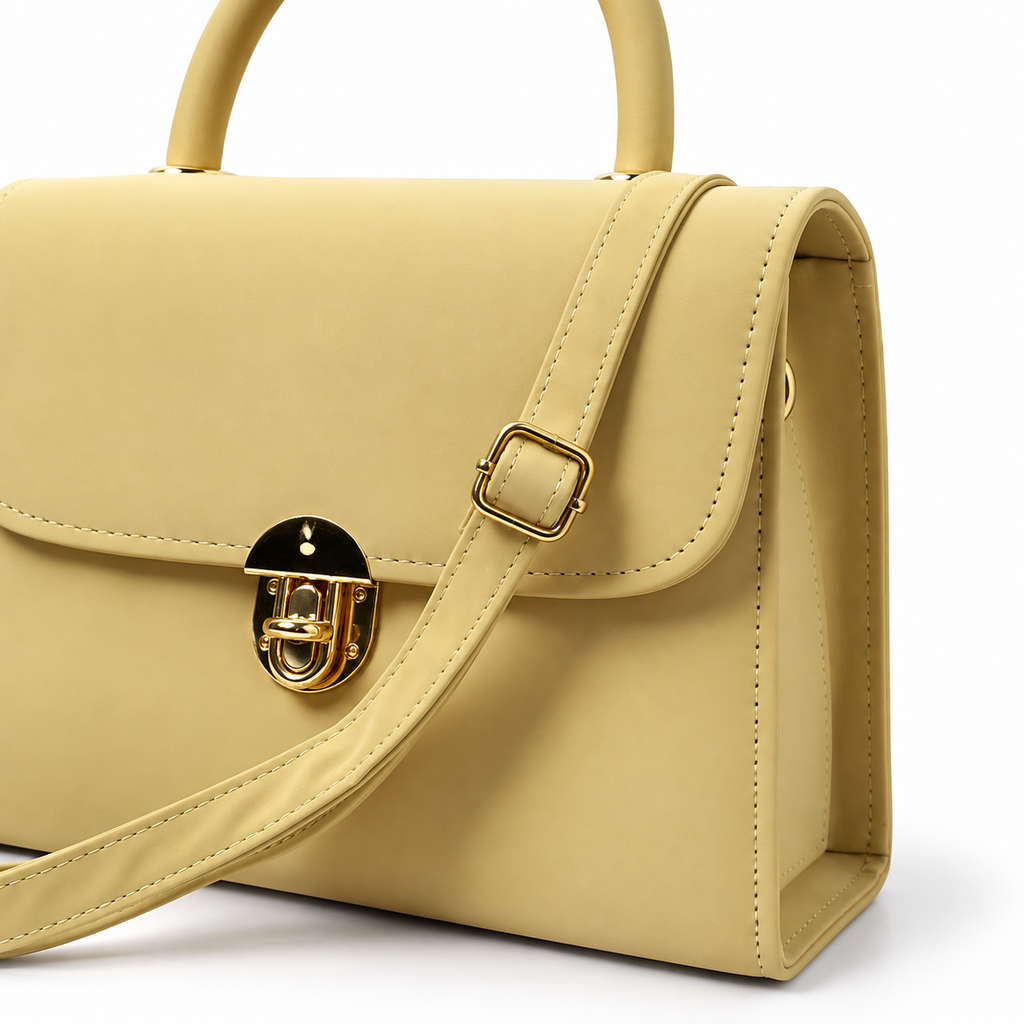 Mate Croco Bag - Camel