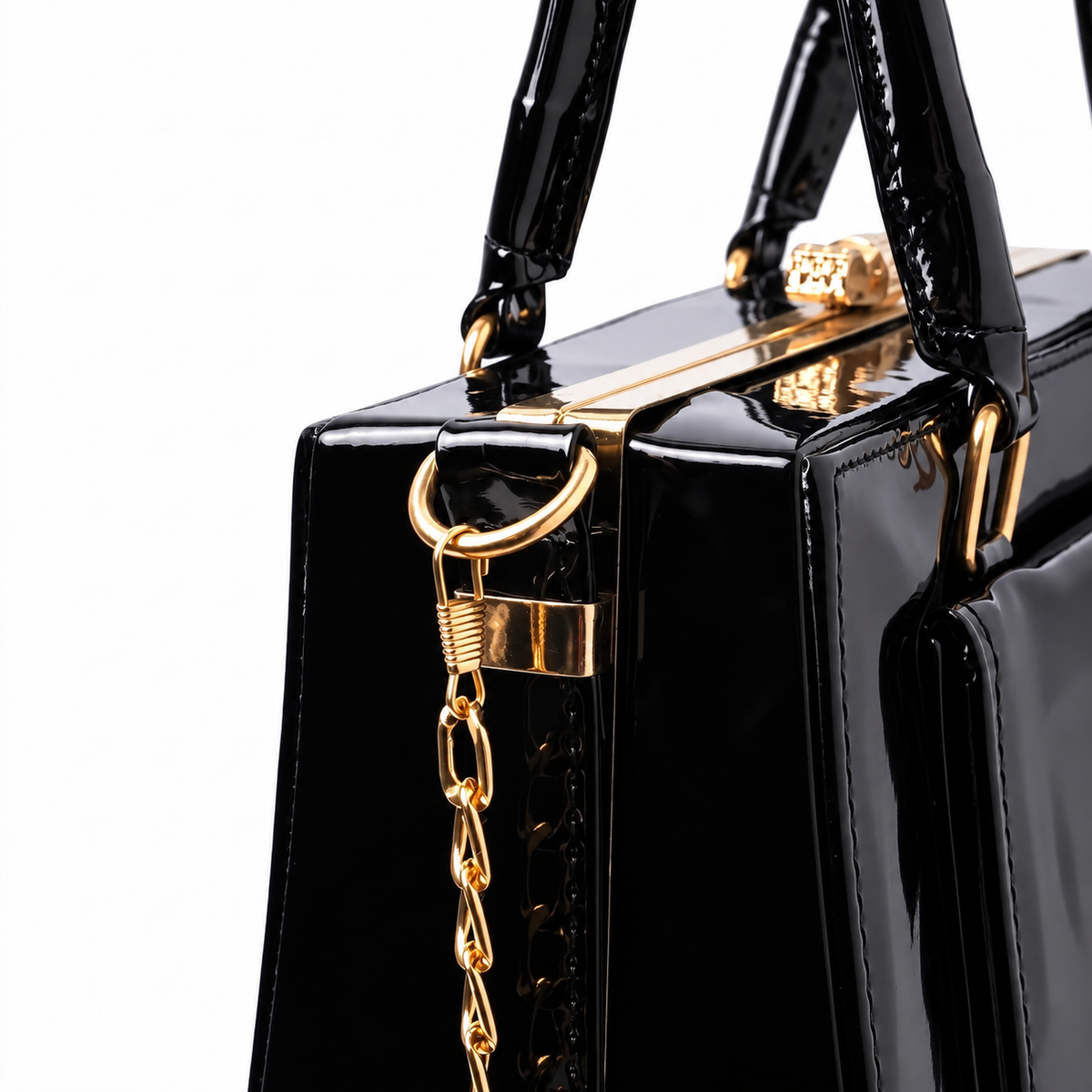 Frame Boxy Bag - Black