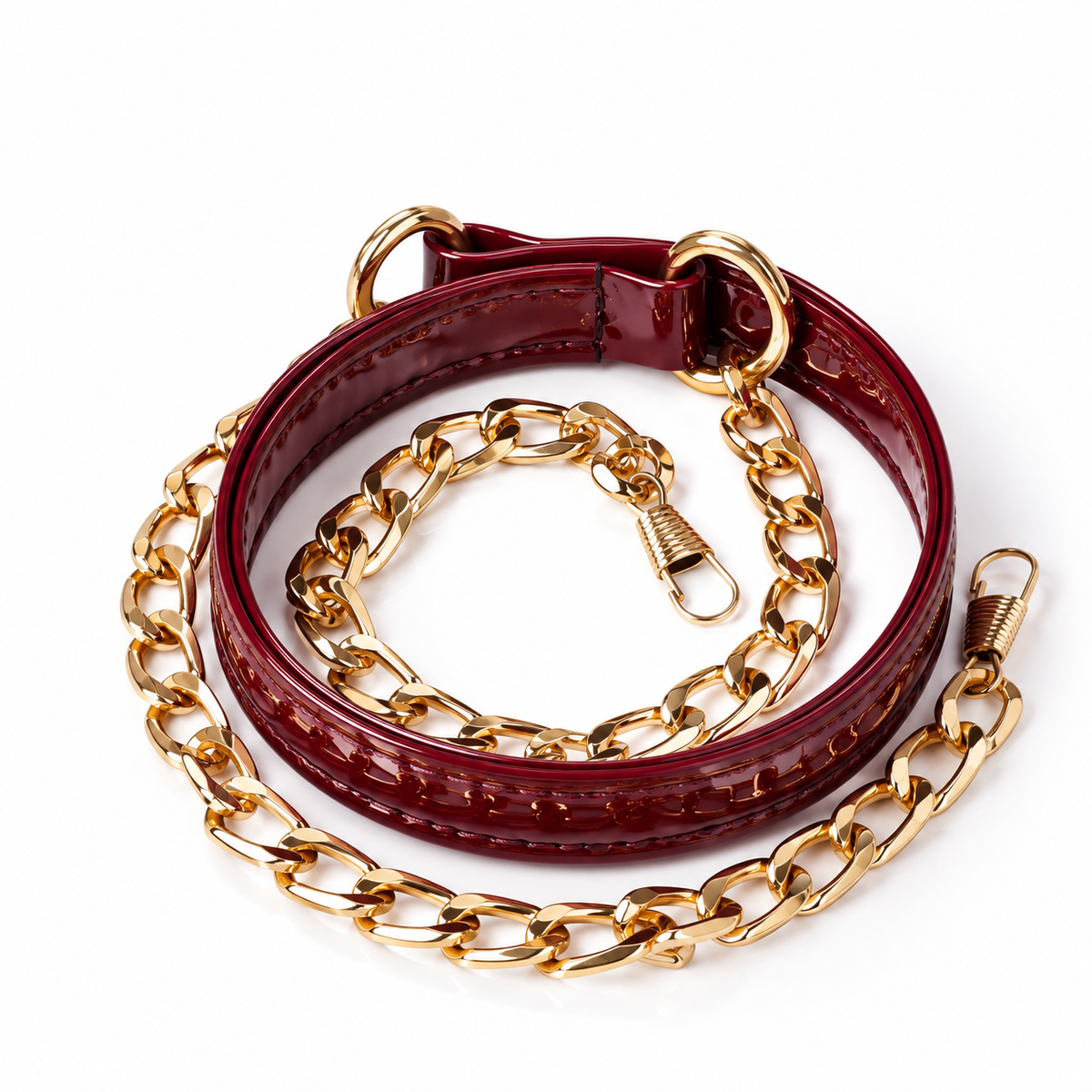 Frame Boxy Bag - Maroon