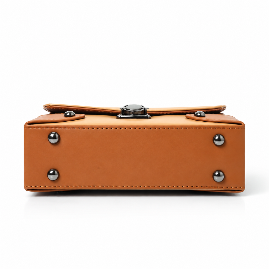 Contrast Box Bag - Warm Ivory