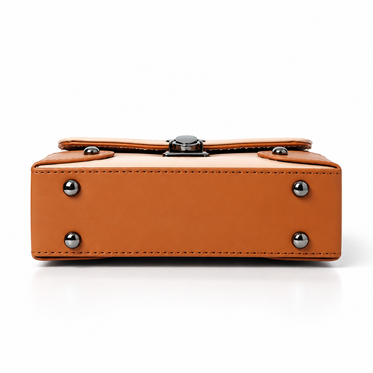Contrast Box Bag - Desert Sand