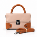 Contrast Box Bag - Desert Sand