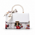Print Lock Bag - Cream
