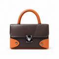 Contrast Box Bag - Chocolate