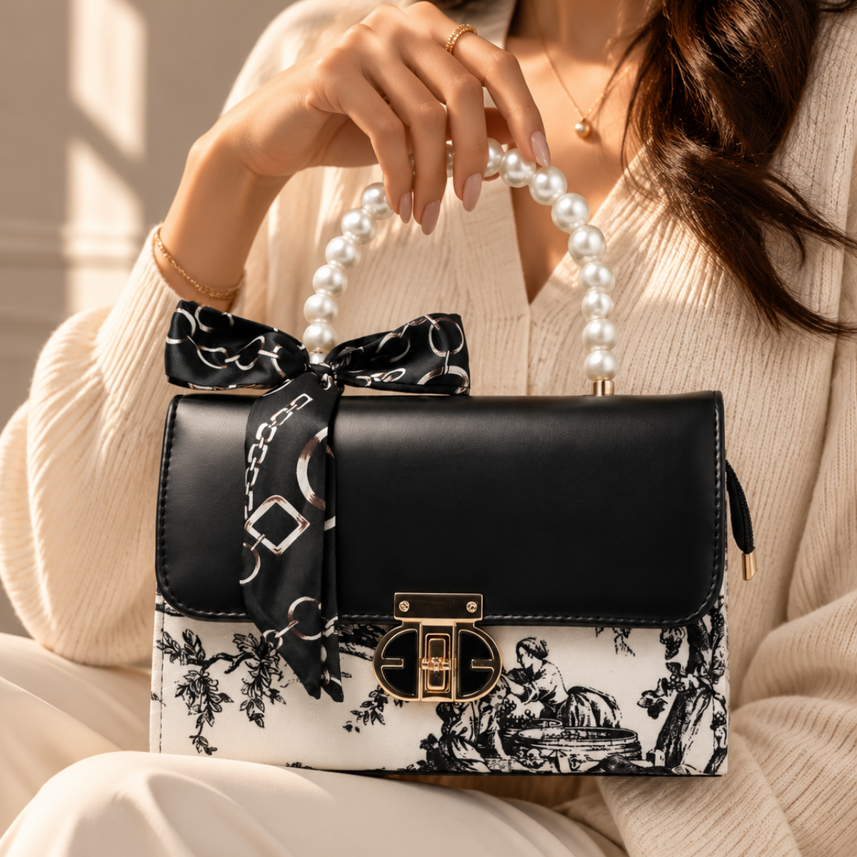 Print Lock Bag - White